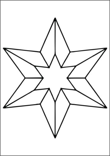 6 ágú csillag A4