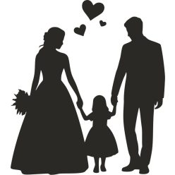 Ifjú pár kislánnyal_Fa_A2