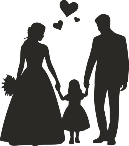 Ifjú pár kislánnyal_Fa_A2