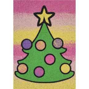 Télapós és karácsonyi homokképek