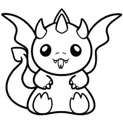 Bébi sárkány homokkép (A5 sablon)