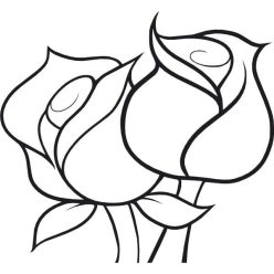 Rózsa homokkép (A5 sablon)