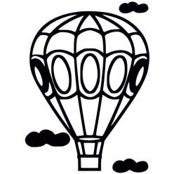 Légballon homokkép (A5 sablon)