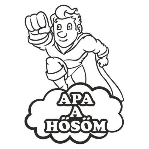 Apa a hősöm homokkép