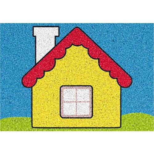 Mézeskalács ház homokkép