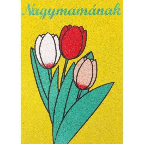 Tulipán csokor Nagymamának