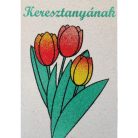 Tulipán csokor Keresztanyának