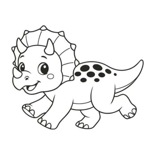 Triceratopsz homokkép