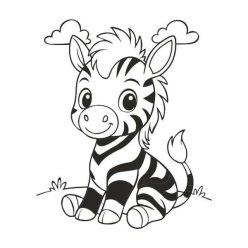 Zebra homokkép