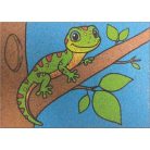 Gekko homokkép