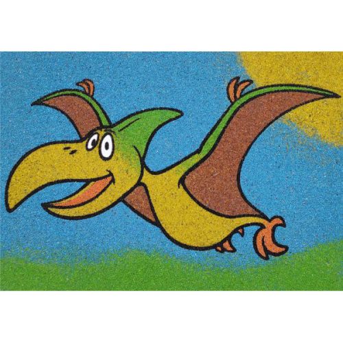 Repülő dínó homokkép