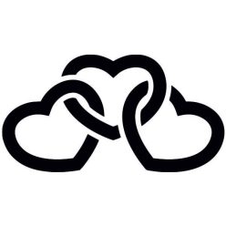 3 szív homokkép (A5 sablon)