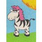 Zebra homokkép