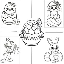 Húsvéti homokkép csomag (5 kép)