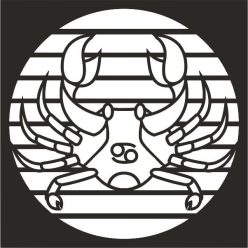 Rák Horoszkóp homokkép