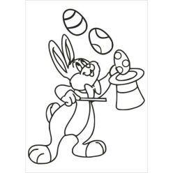 Varázsló nyúl homokkép