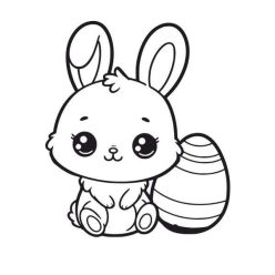 Húsvéti nyuszi fiú homokkép