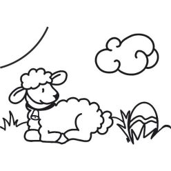 Húsvéti bárány homokkép