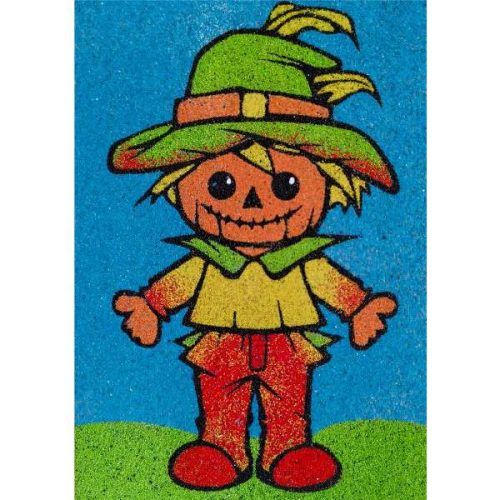 Madárijesztő homokkép