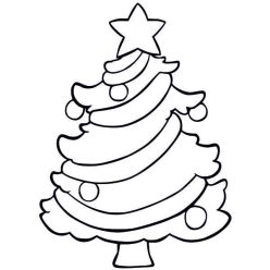 Díszes karácsonyfa homokkép (A5 sablon)