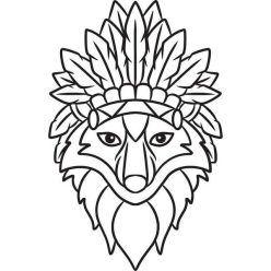 Indián róka - L (nagy)