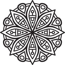 Mandala 10 nagyméretű - L (nagy)