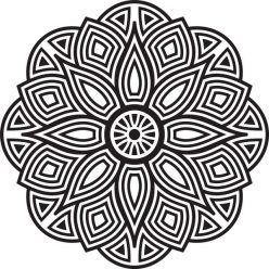 Mandala 12 nagyméretű - L (nagy)