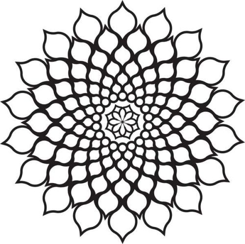 Mandala 14 nagyméretű - L (nagy)