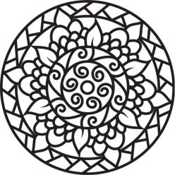 Mandala 6 nagyméretű - L (nagy)